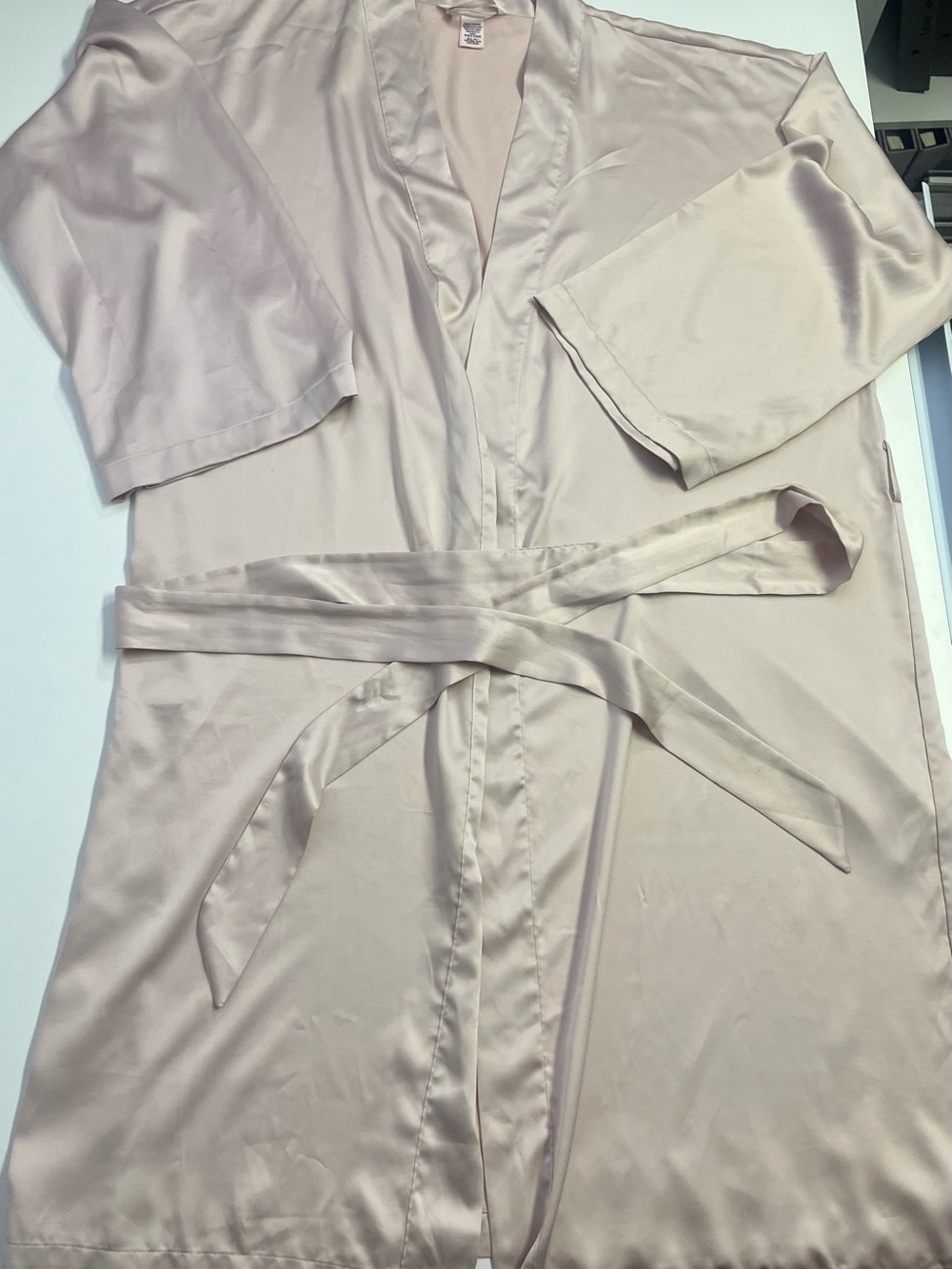 Silky Lightweight Robe in Blush